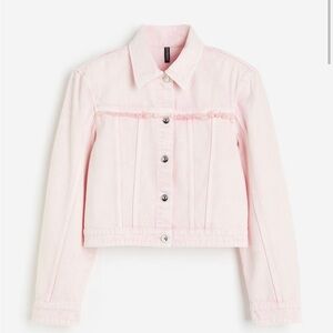 Pink Denim Jacket
